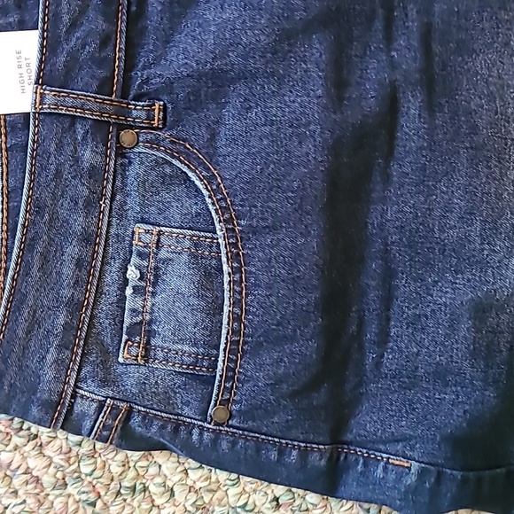 DIP BRAND WOMENS PLUS SIZE BLUE JEAN CUTOFF SHORTS SIZE 24W - Picture 3 of 16